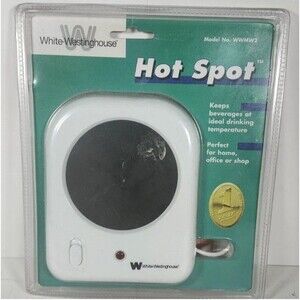 White Westinghouse Hot Spot Coffee Hot Chocolate Tea Cup Warmer WWMW2 Brand New